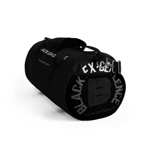 Black Excellence Duffel Bag - Stylish Gym & Travel Companion