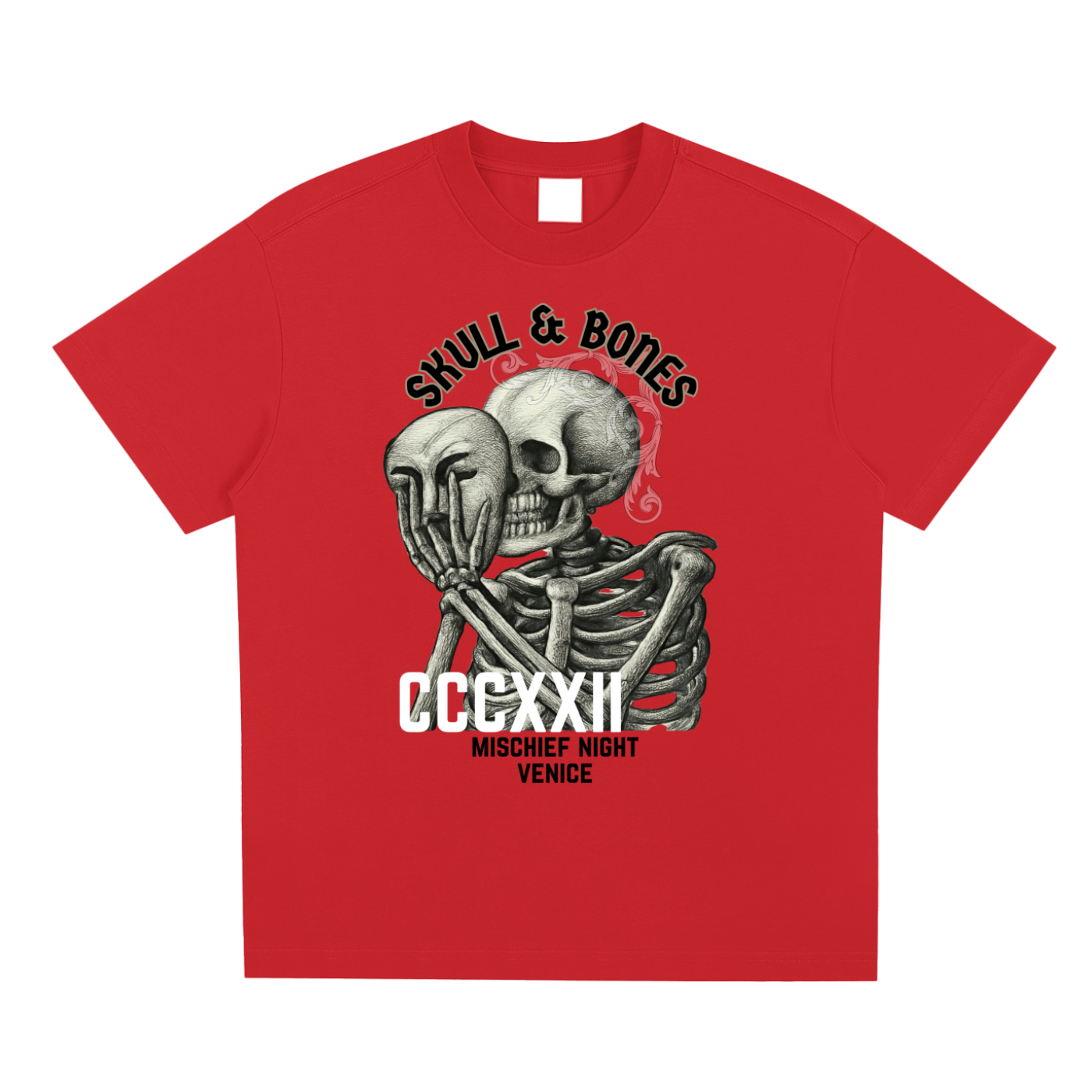 Skull & Bones Roman Numeral Tee