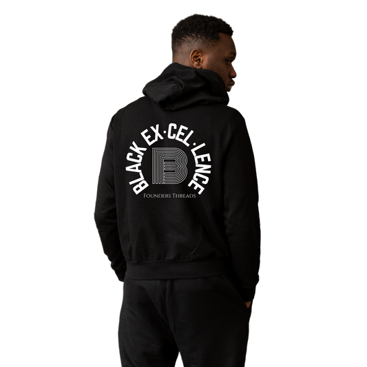 Black Excellence Oversize Fleeced Hoodie